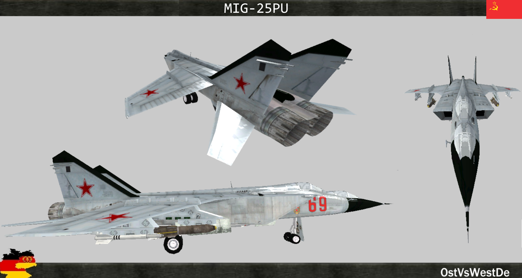 MIG-25PU image - OstVsWestDe: East vs West Cold War mod for Battlefield ...