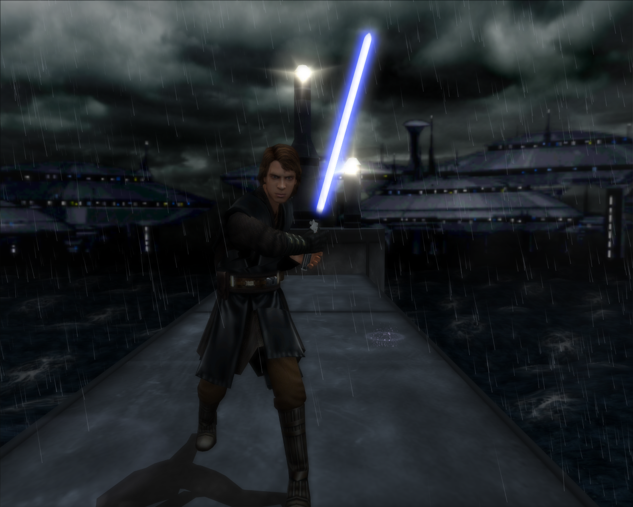 Anakin Skywalker New Lightsaber Color image - Star Wars Real Hero Side mod ...