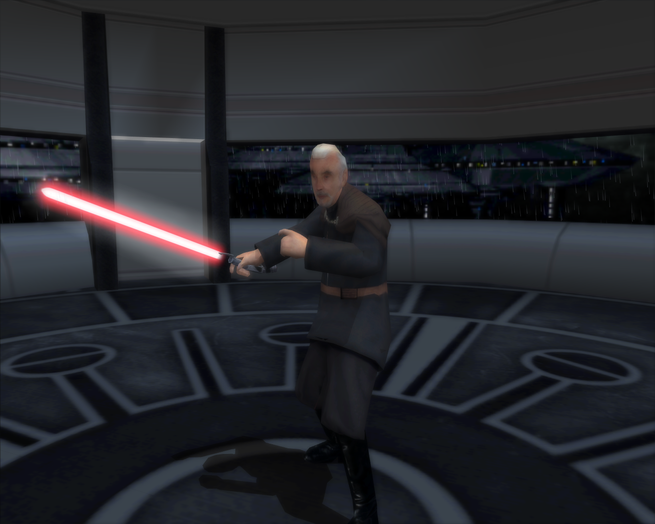 Count Dooku New Lightsaber Color. 