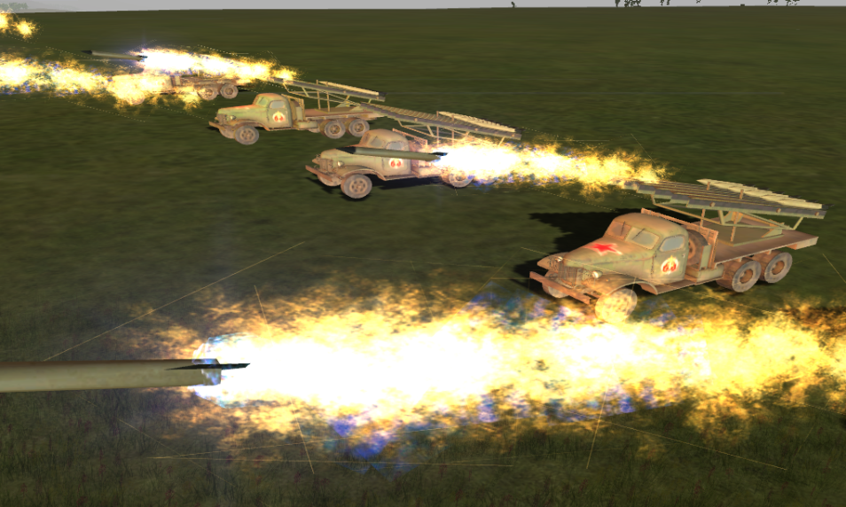 Katyusha Rocket Trucks have new rockets!