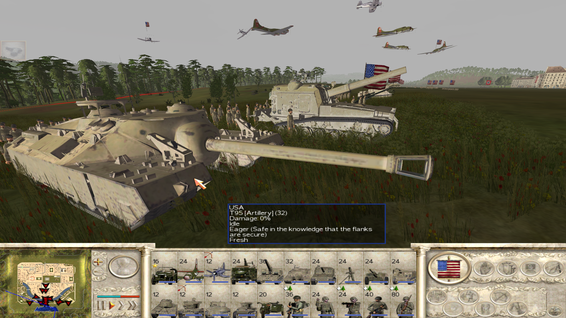 American T95 mobile-artillery added!