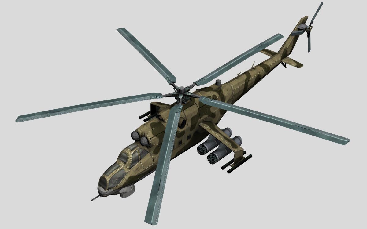 Mi-24VP attack and transport helicopter image - War of Powers mod for C ...