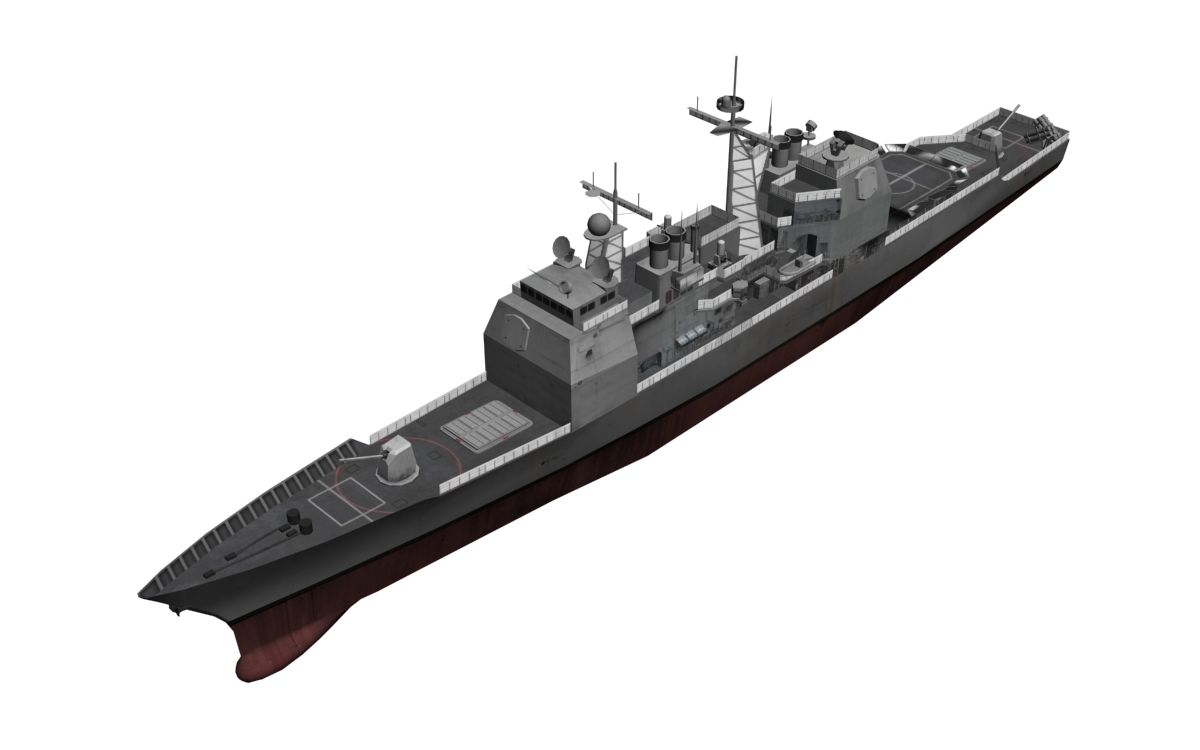 Ticonderoga class cruiser image - War of Powers mod for C&C: Red Alert ...