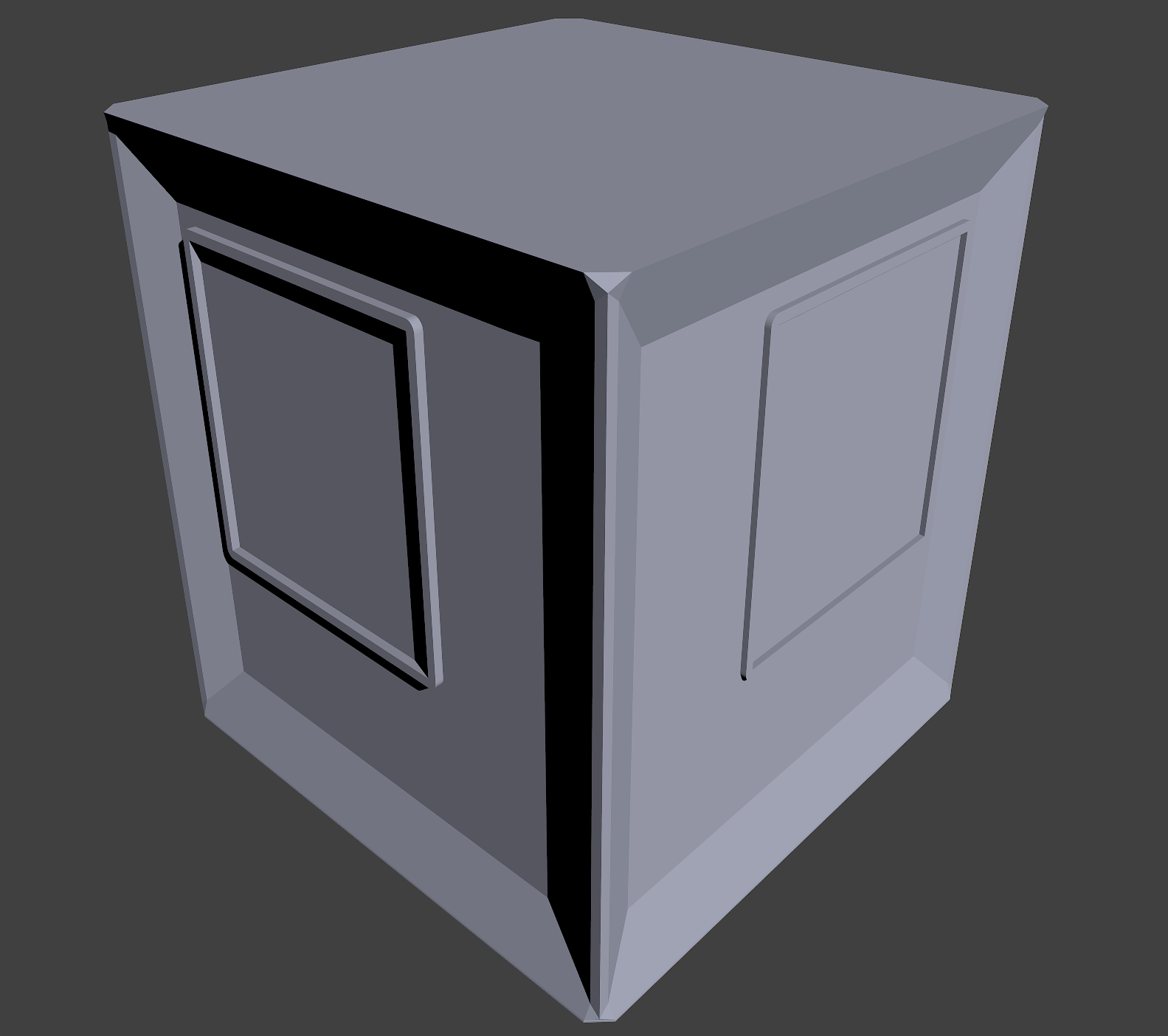 The Cube - 3D model (Blender)