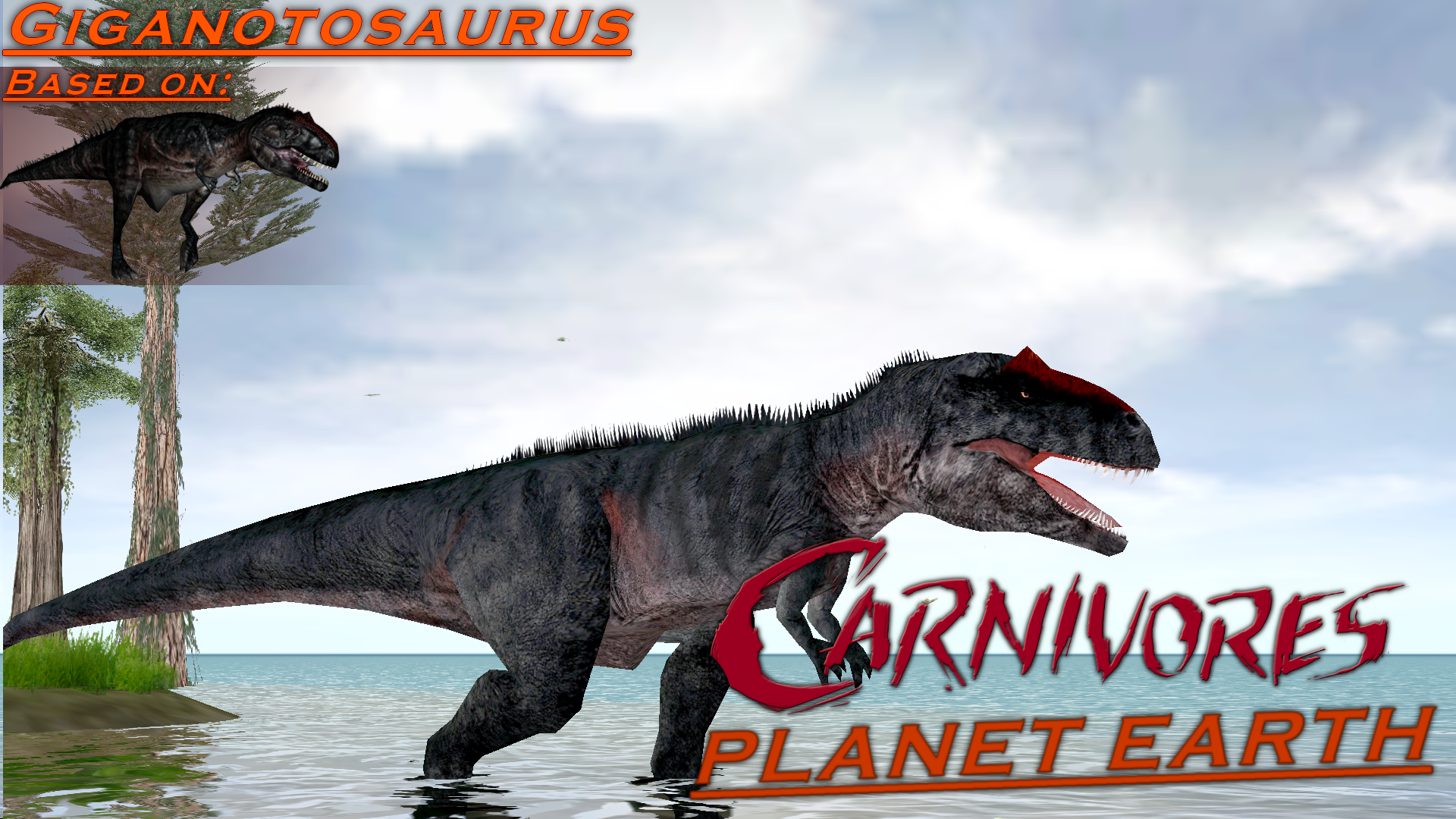 giganotosaurus jurassic carnivores earth mod genesis operation planet rss db embed