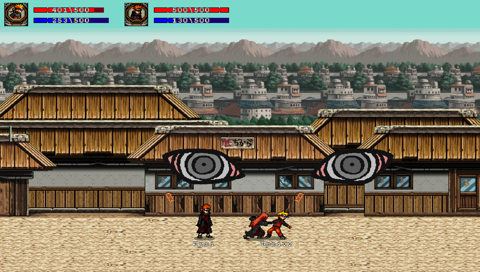 Minimalistic UI as part of the new engine image - Naruto The Setting Dawn:  Community Edition mod for Little Fighter 2 - ModDB