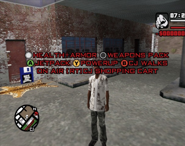 Cheat Menu para GTA San Andreas