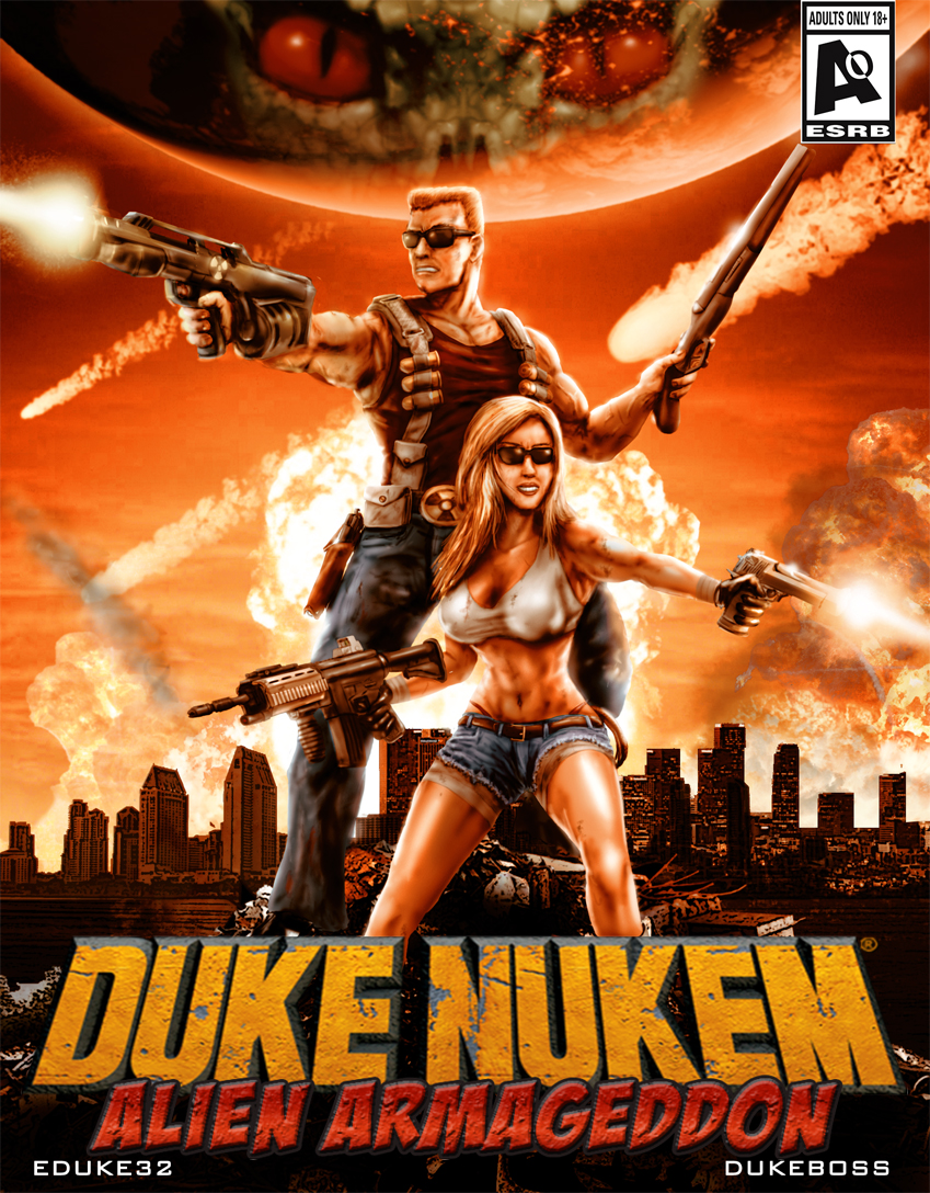 Aa Game Cover Image Duke Nukem Alien Armageddon Mod For Duke Nukem