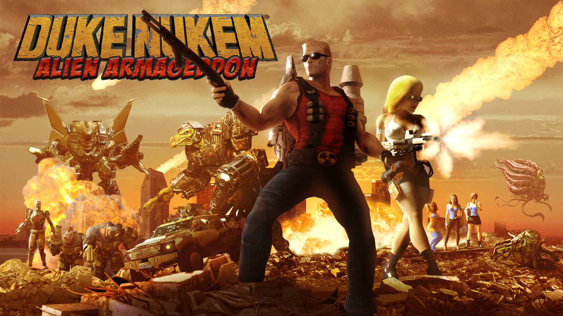  wallpaper 1 image Duke Nukem Alien Armageddon mod for 