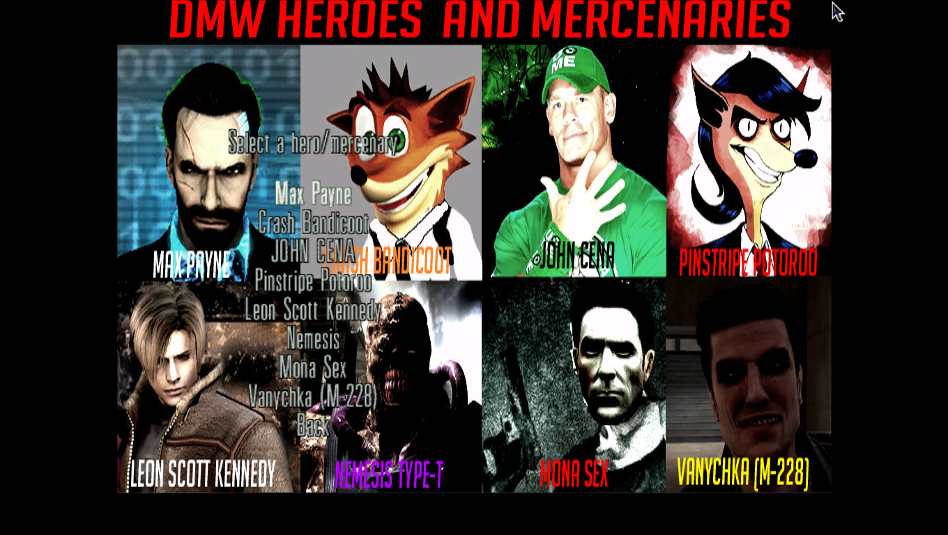 DMW Character Selection image - Max Payne 2: Revisited Remix mod for Max  Payne 2 - ModDB