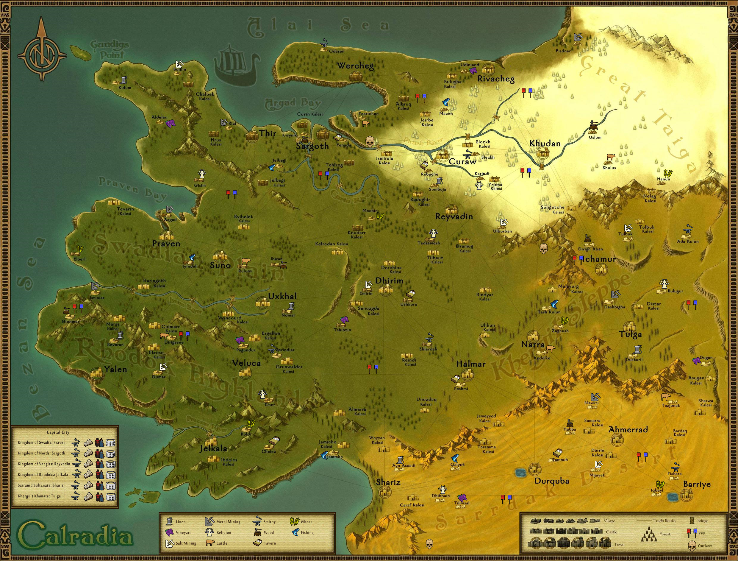 mount and blade map