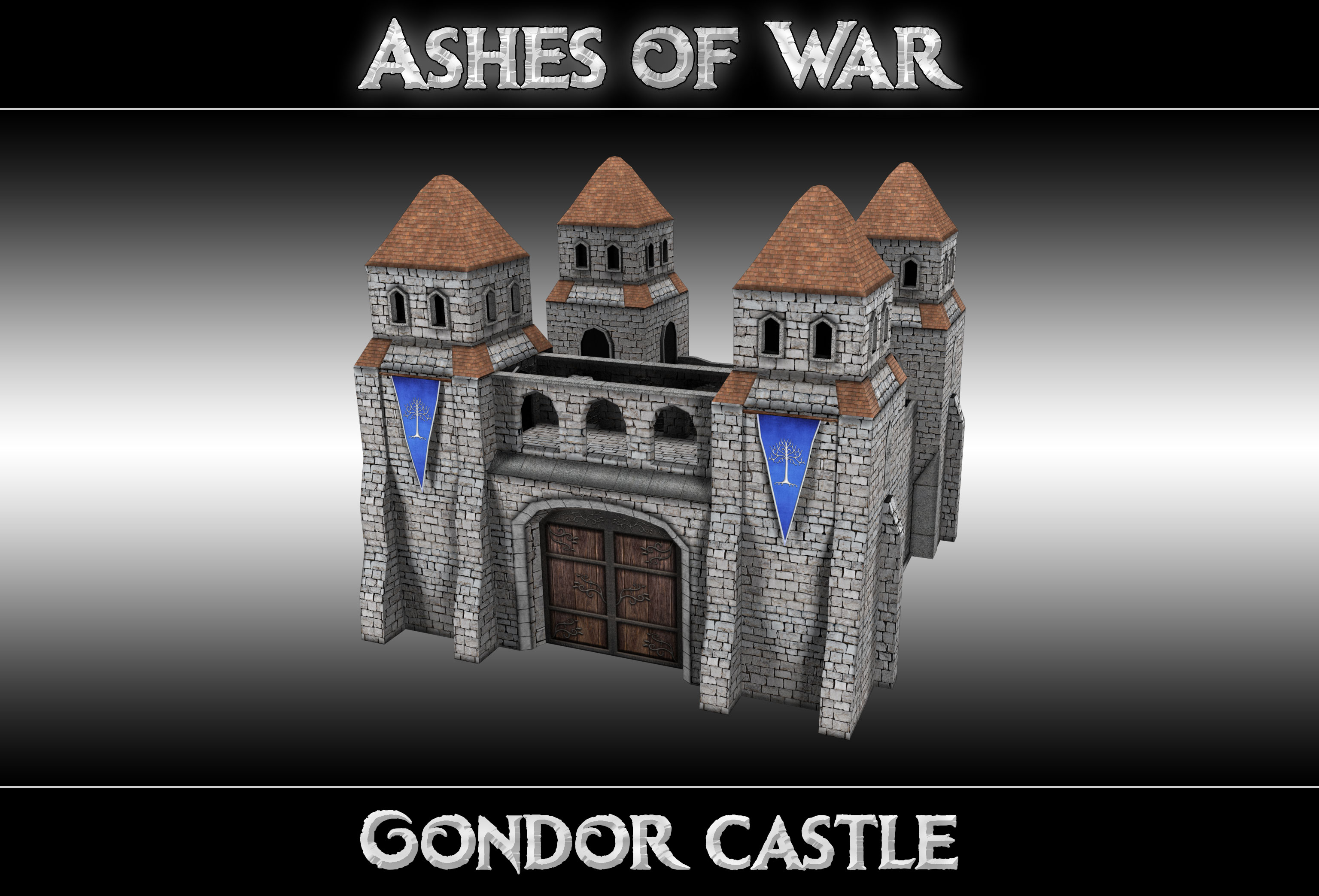 Gondor Castle Render image - Ashes of War mod for Battle for Middle ...