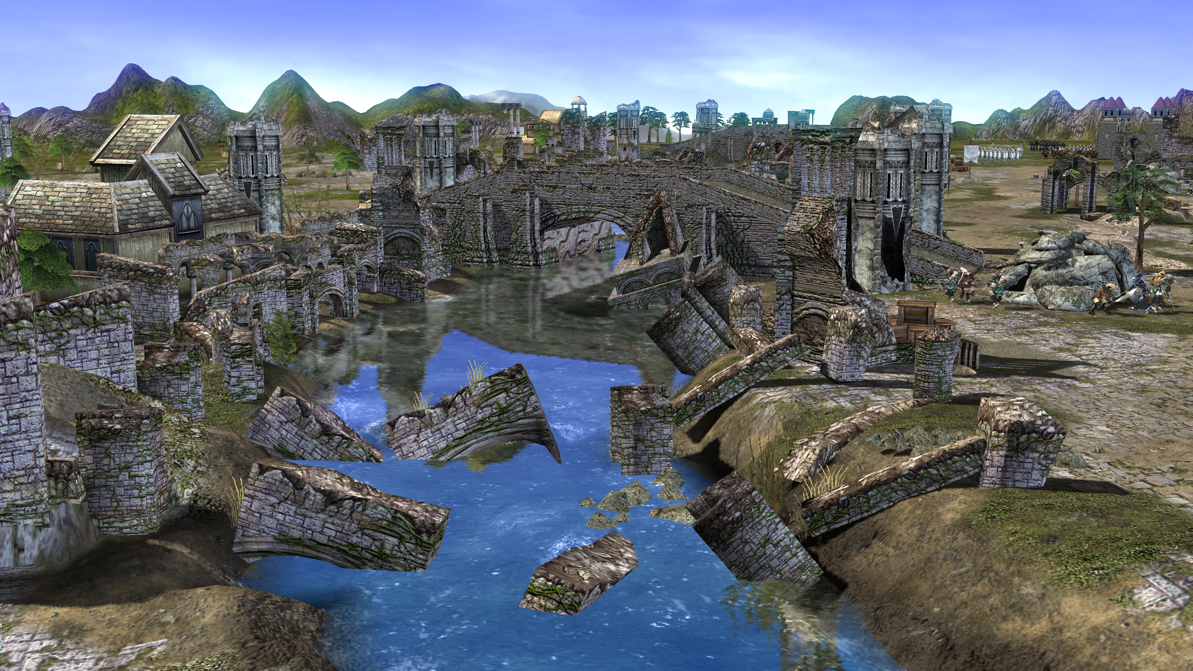 Osgiliath Map Image Ashes Of War Mod For Battle For Middle Earth II   Osgiliath005 