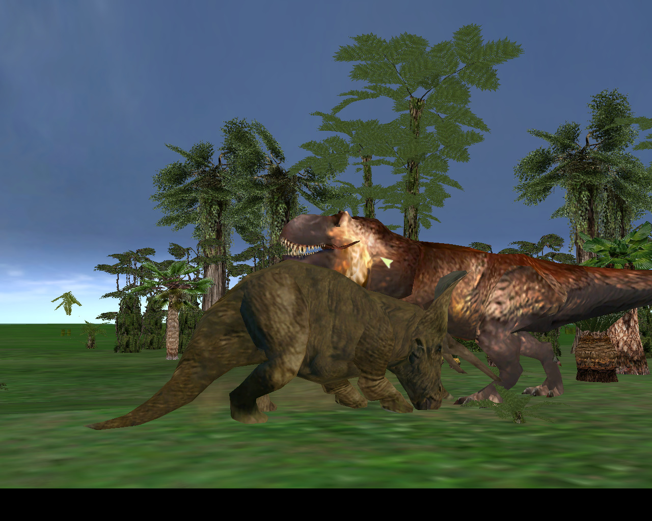 Tyrannosaurus rex VS Triceratops horridus Herd image - JPOG: Ai Plus ...