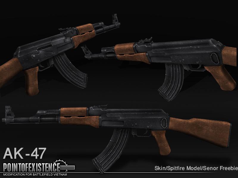 Ak-47 Render image - Point of Existence mod for Battlefield Vietnam - ModDB