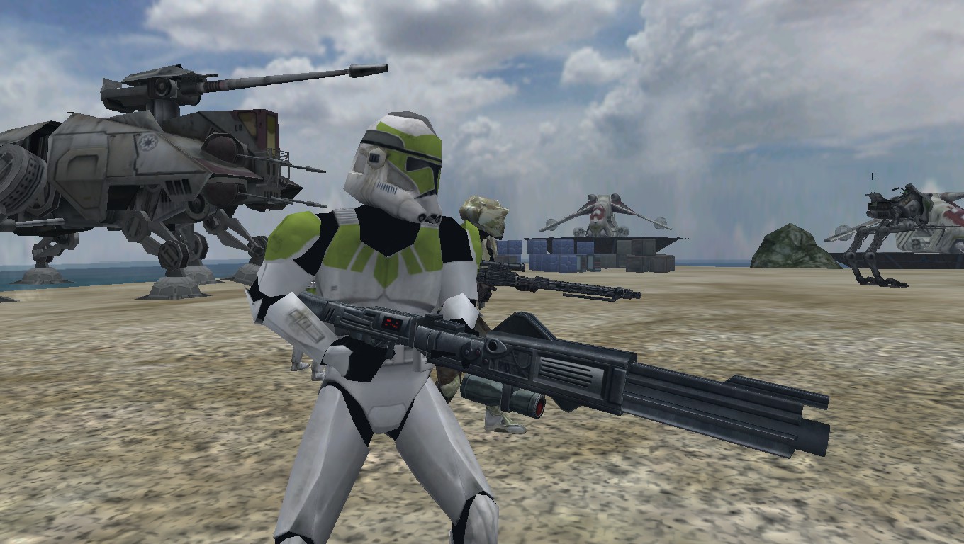 Yoda clone deals troopers