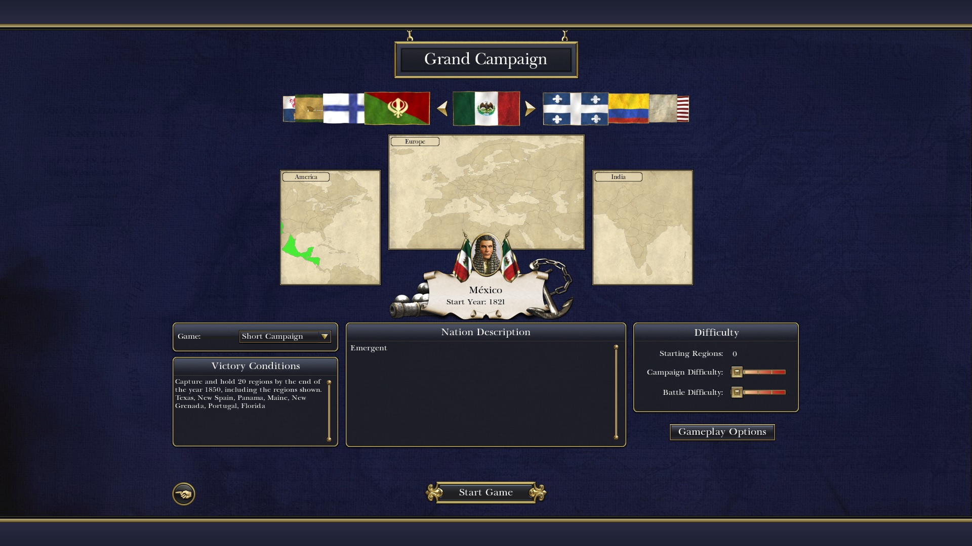 empire total war all factions playable