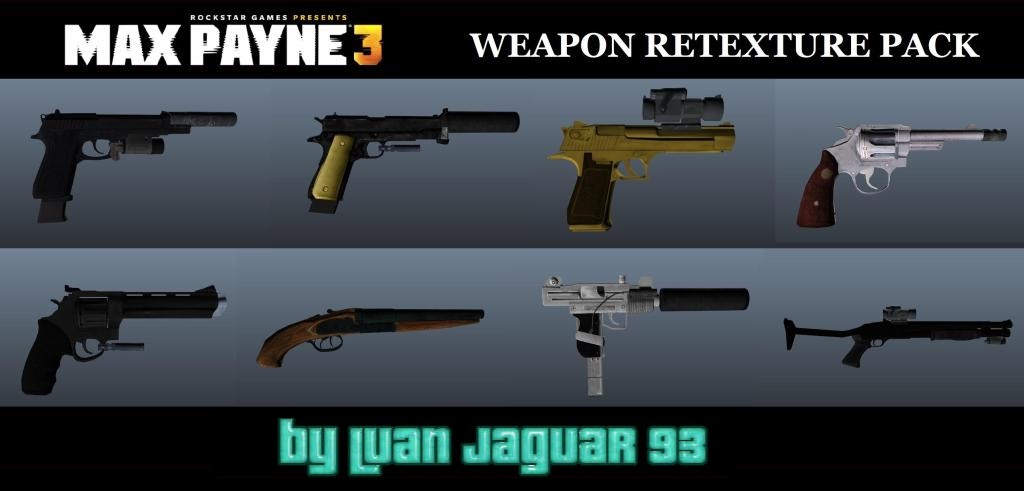 max payne 3 weapons