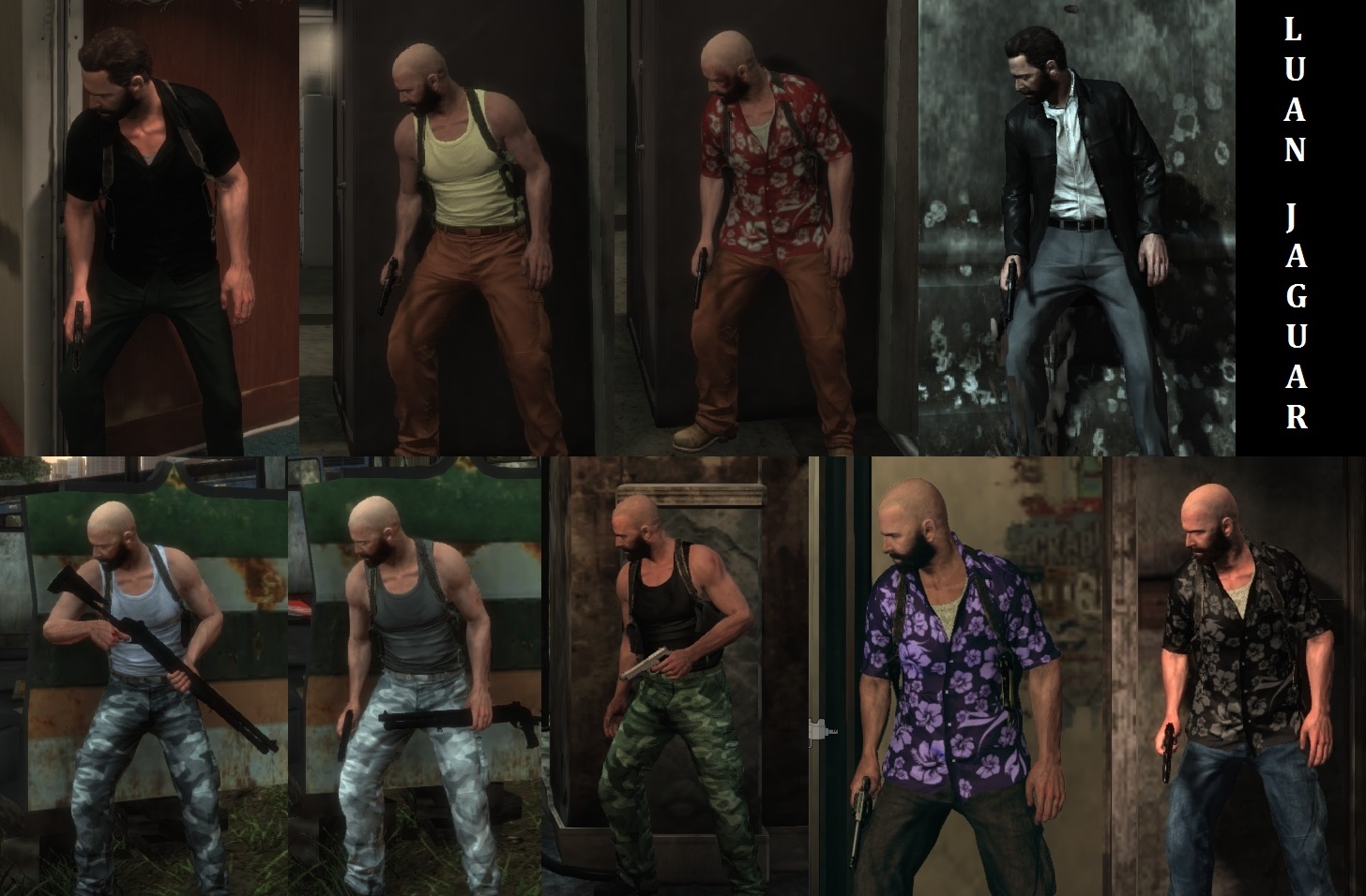 Моды на костюмы lethal company. Max Payne 3 костюмы. Max Payne 3 одежда. Max Payne 3 Гавайская рубашка. Макс Пейн 3 в костюме.