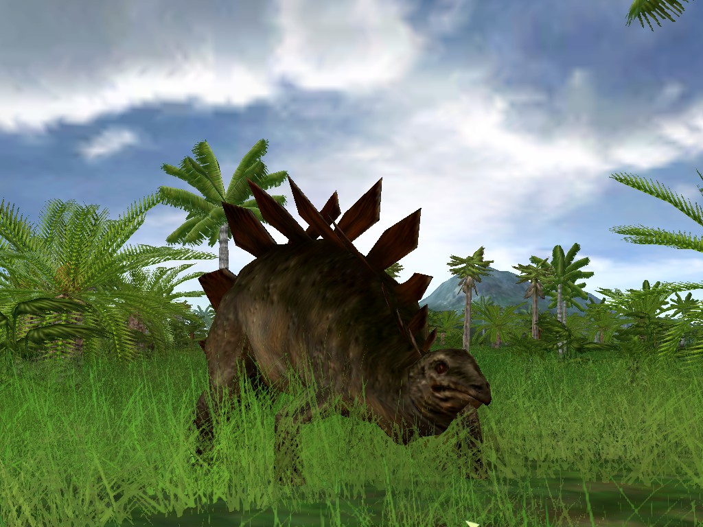 jurassic park operation genesis stegosaurus