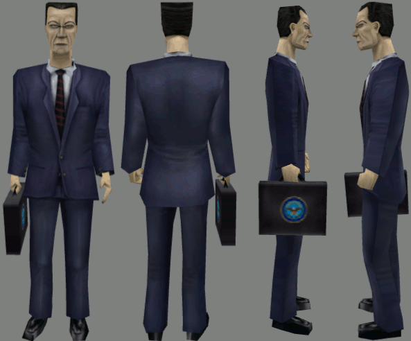 Gman from half-life hd