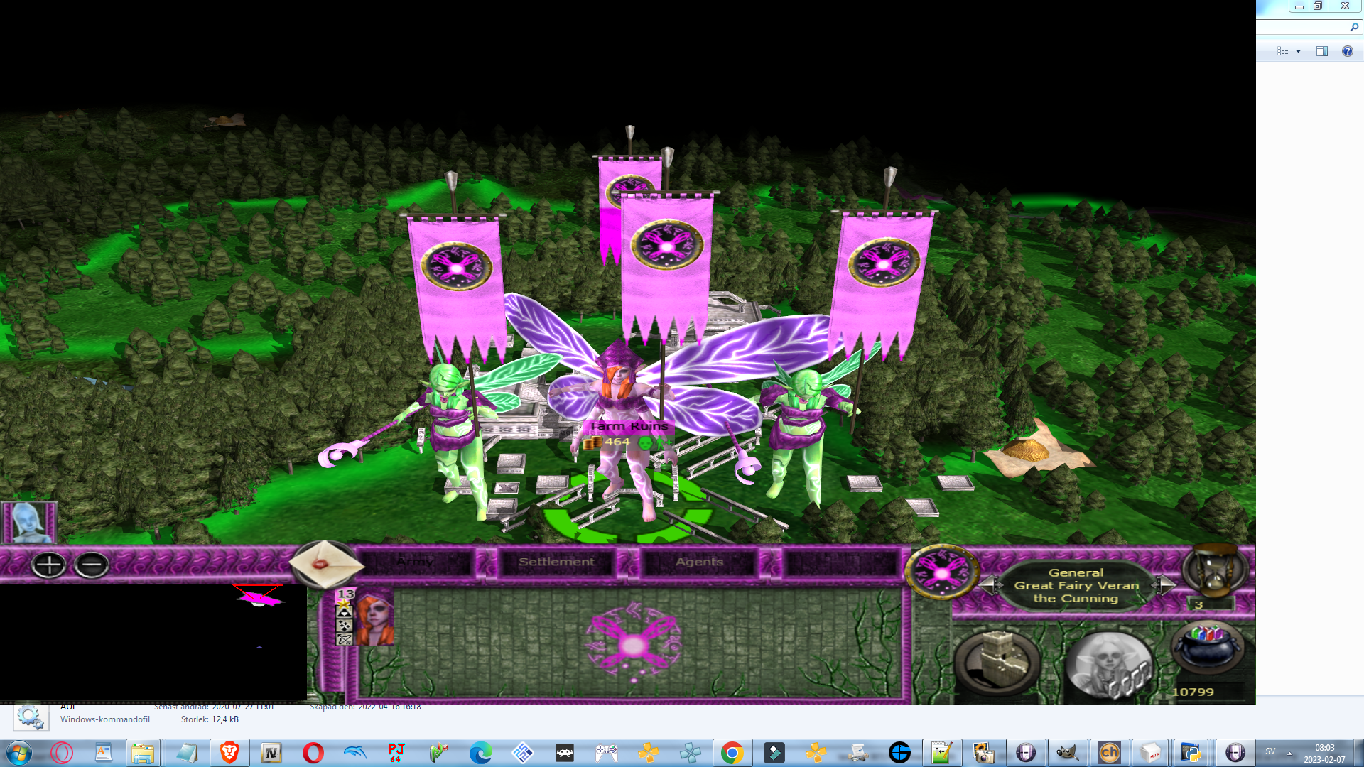 Fairy Veran finally worked! A new strat-map model Hero for the Fairies!