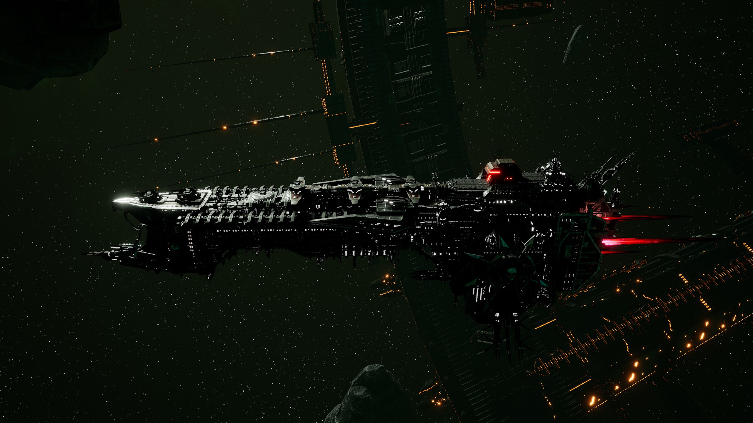 The Iron Blood An Iron Warriors Gloriana Class Titan Image Skalgrim Mod For Battlefleet Gothic Armada 2 Mod Db