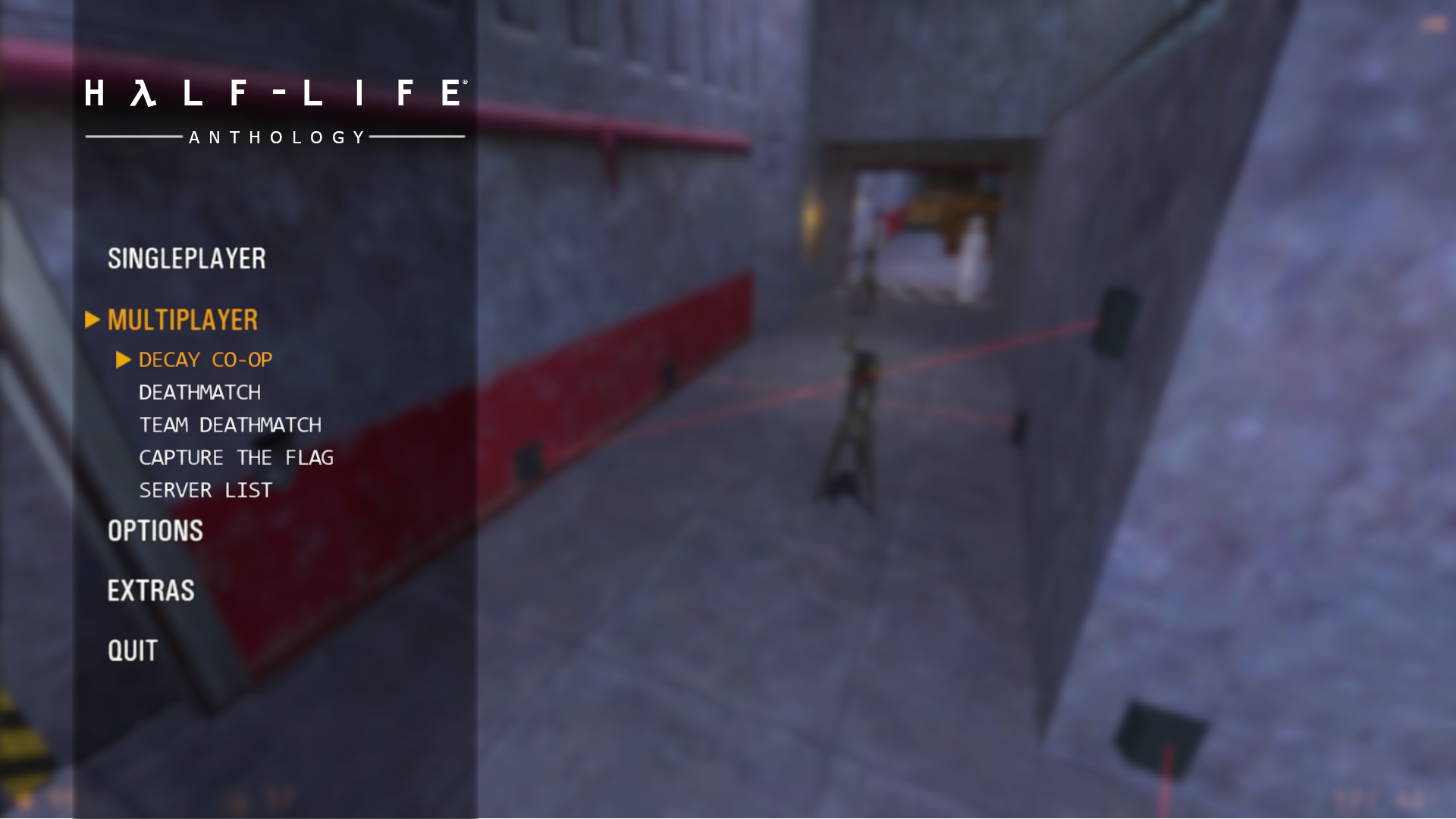 Как запустить half life. Игровое меню half Life 2. Half Life 1 главное меню. Half Life source меню. Half Life 1 старое меню.