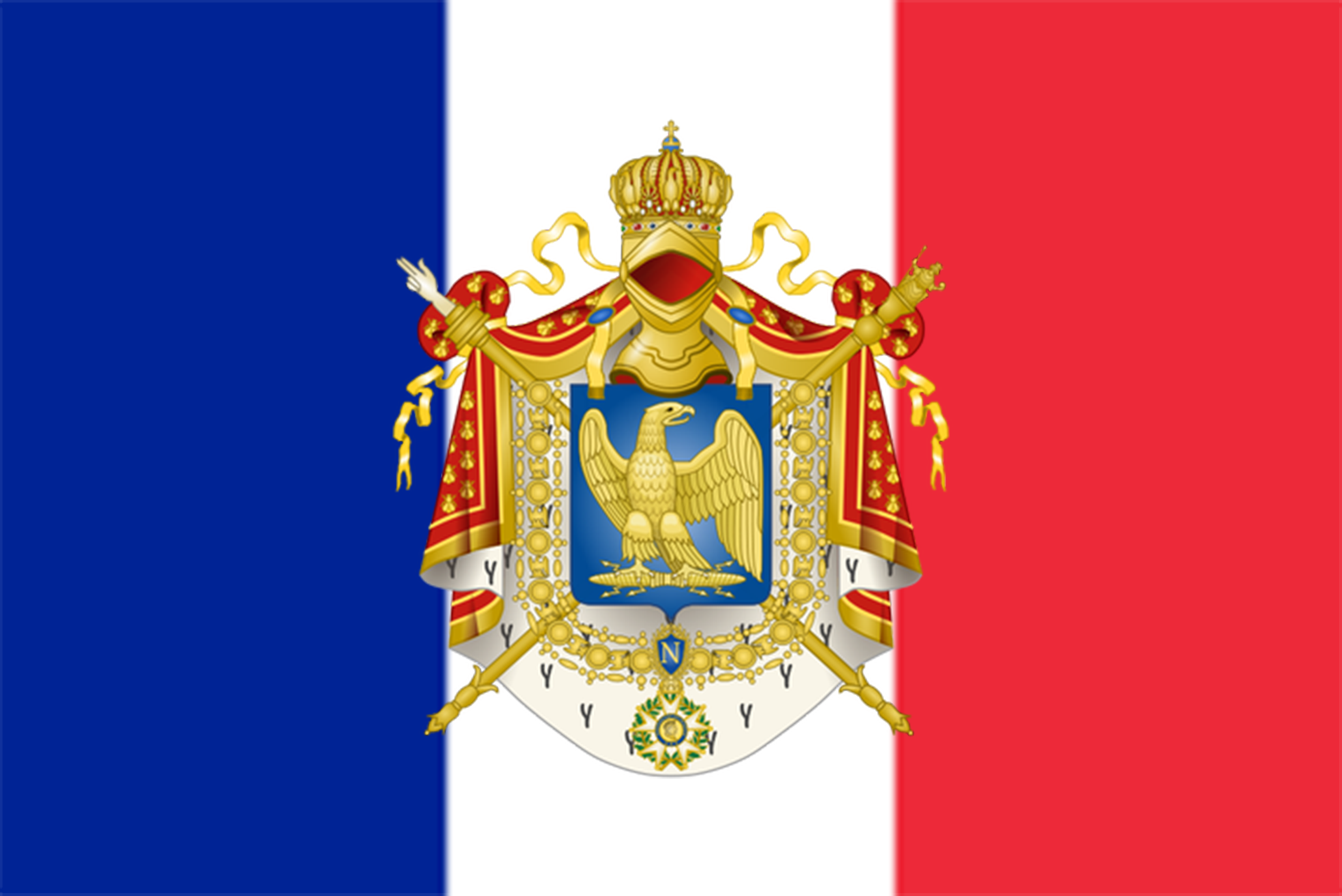 Франция времен империи. Флаг французской империи 1812. Флаг наполеоновской Франции. Флаг Франции при Наполеоне Бонапарте. Флаг наполеоновской Франции 1812.