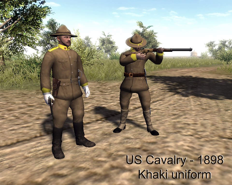U.S Cavalry - Khaki uniform - Hunger Wars: The Second U.S Civil War mod for Men of War: Assault 2 - Mod DB
