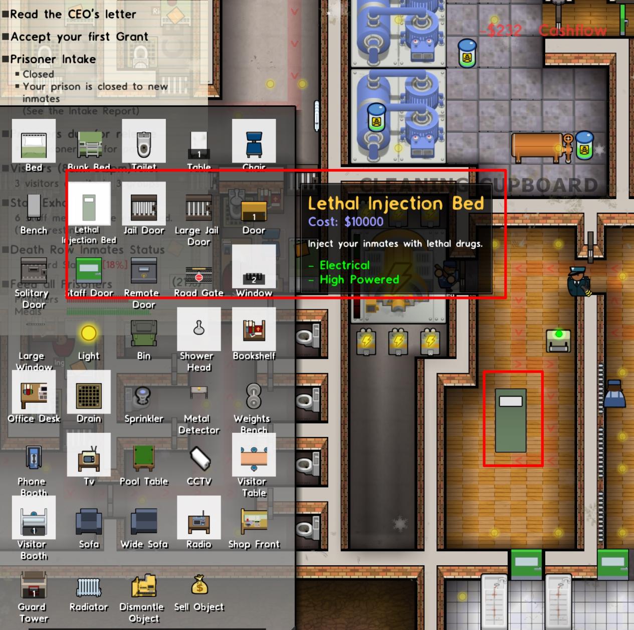 prison architect cctv not working