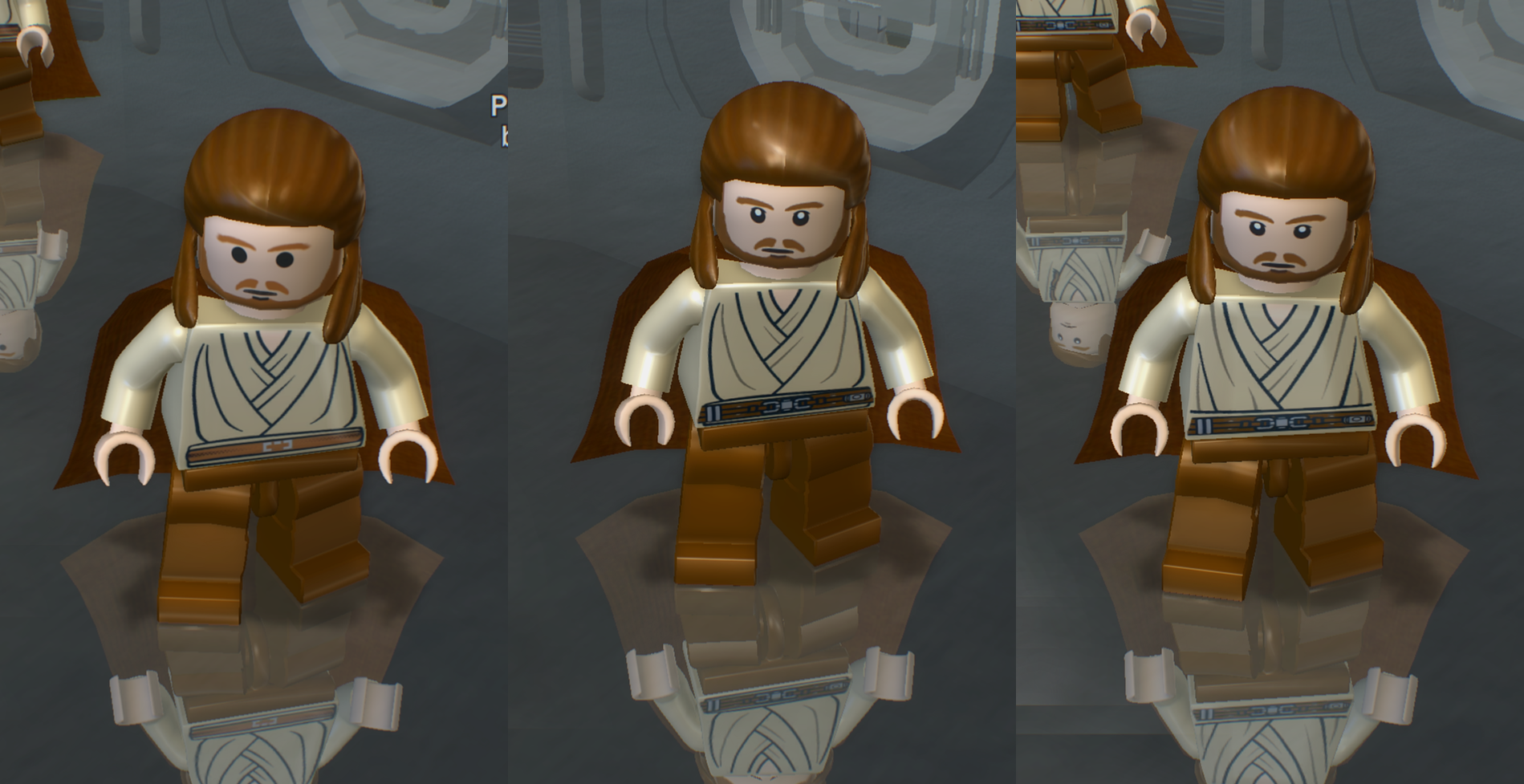 1.0 in the middle, and 1.2 on the right. lego star wars modernized characte...