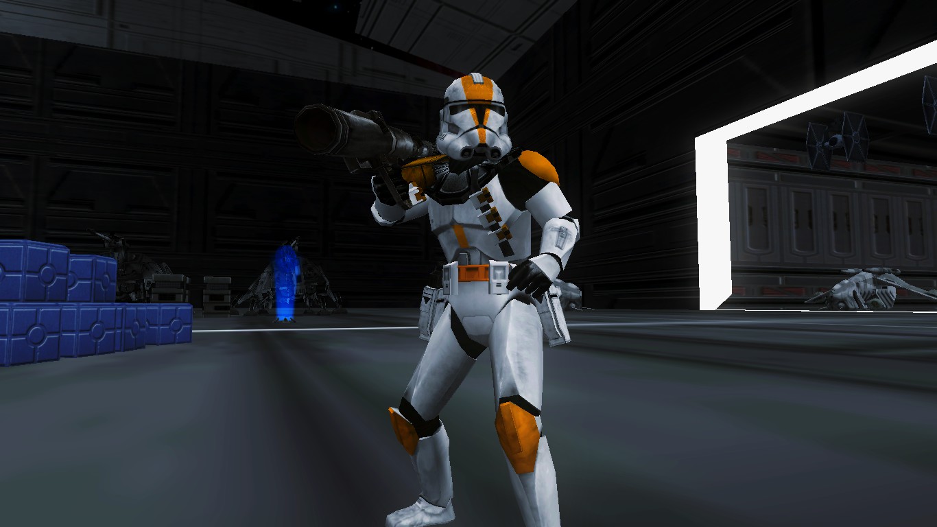 stormtrooper with orange shoulder