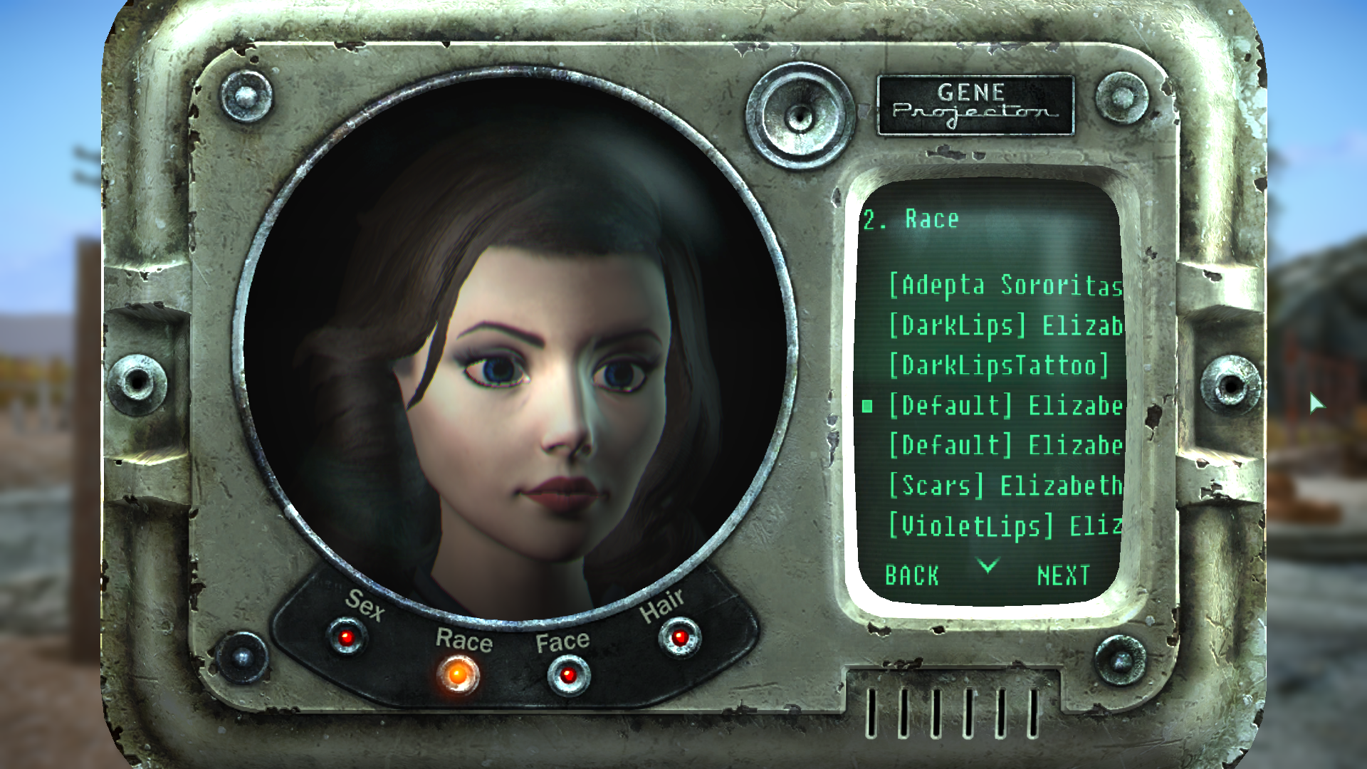 fallout 3 female character creation no mods