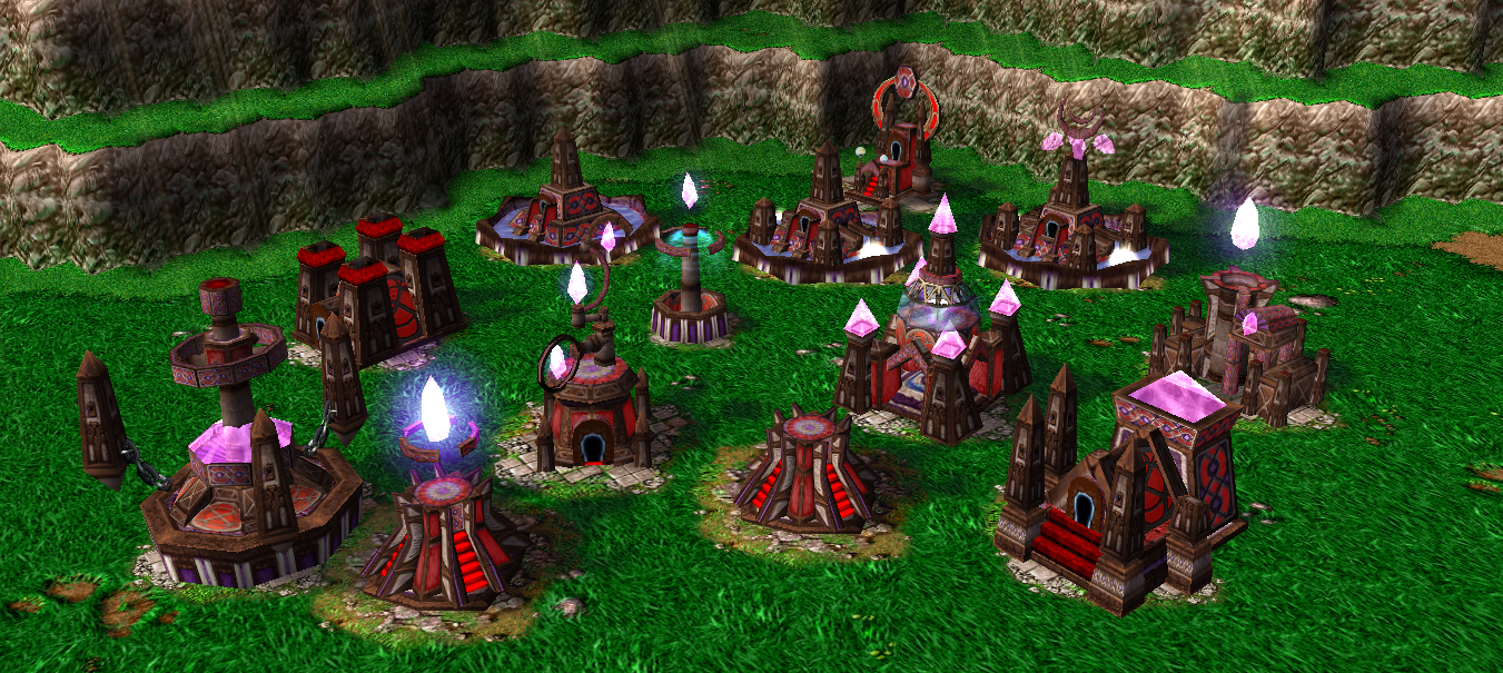 draenei buildings image - Warcraft III Disolution mod for Warcraft III ...