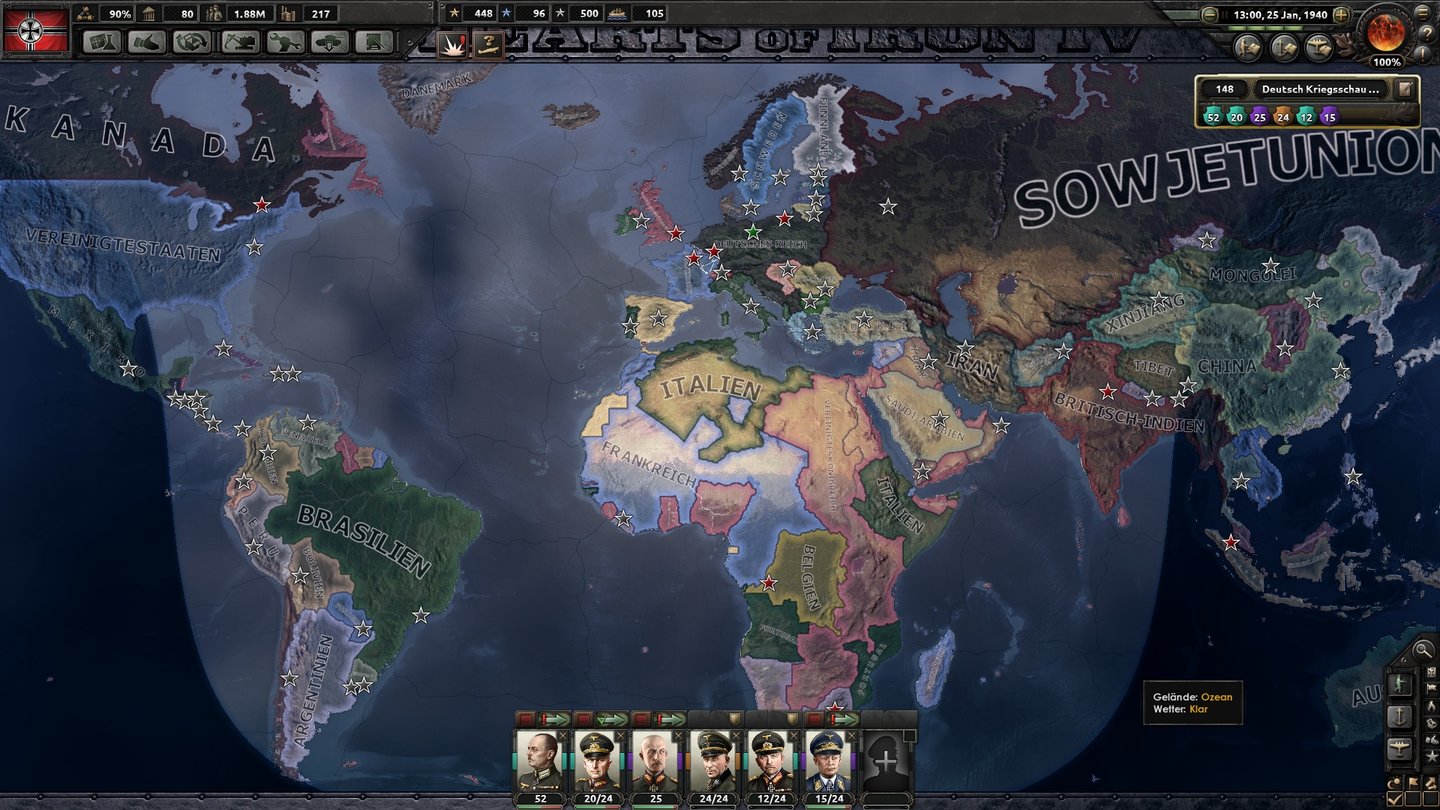 hearts of iron game for modern day