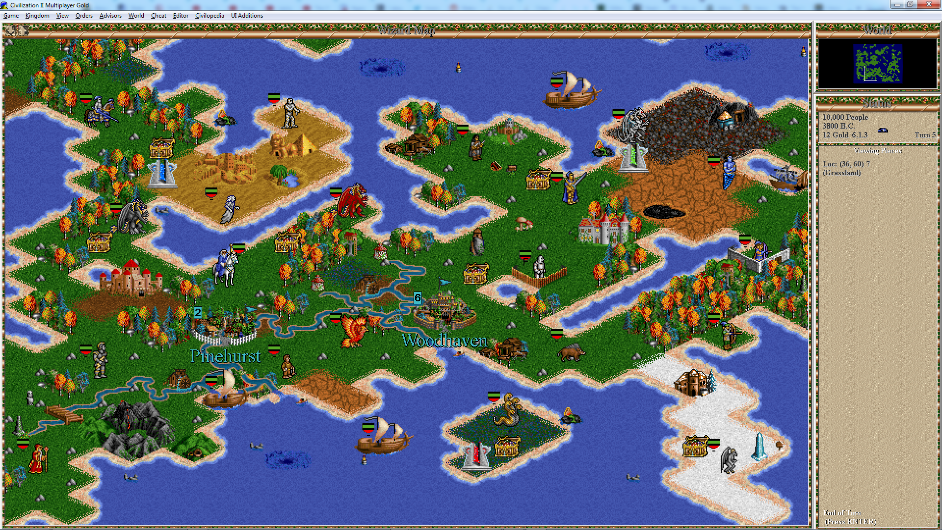 C&C, Red Alert, Heroes of Might & Magic, Master of Magic Mods for  Civilization II