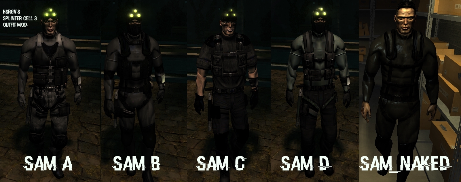 Image 1 - Chaos Theory - Outfit Mod for Tom Clancy's Splinter Cell ...