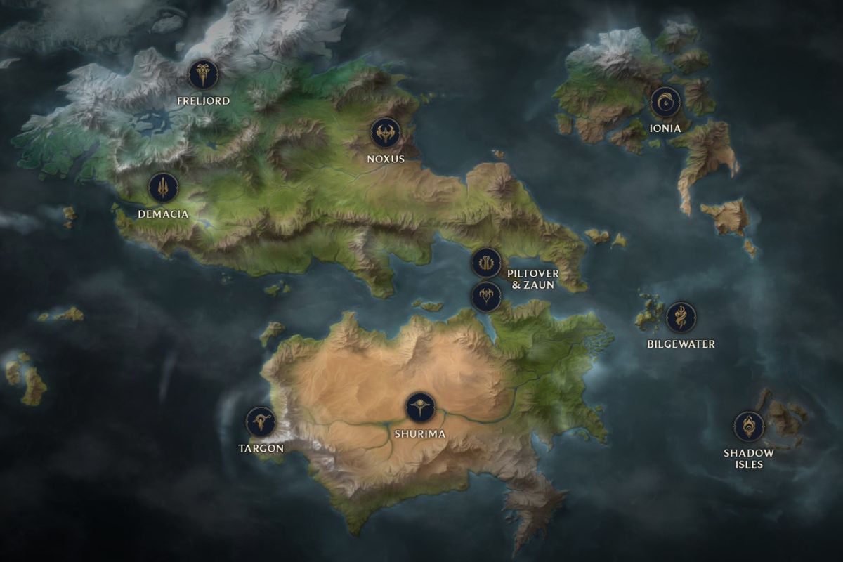 Runeterra Map 2 image - League Of Legends: Warband mod for Mount ...