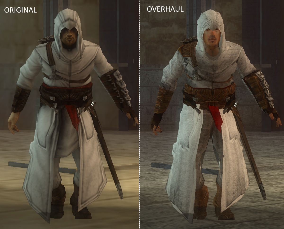 Altair model comparison WIP image - Assassin's Creed: Bloodlines