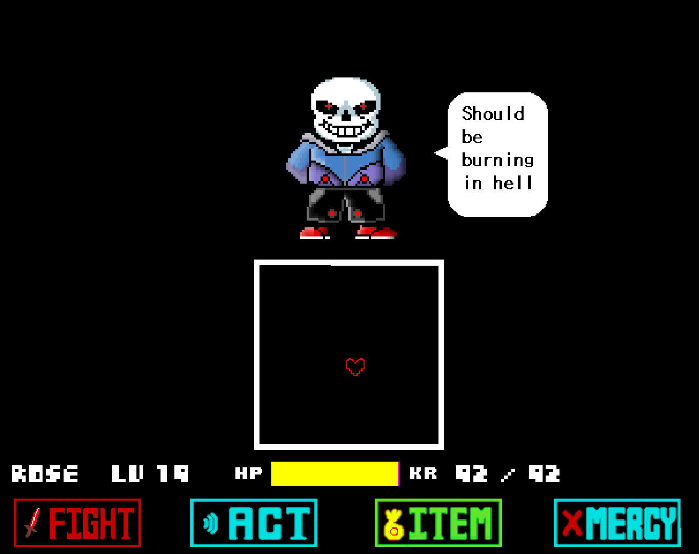 undertale colored sprites mod