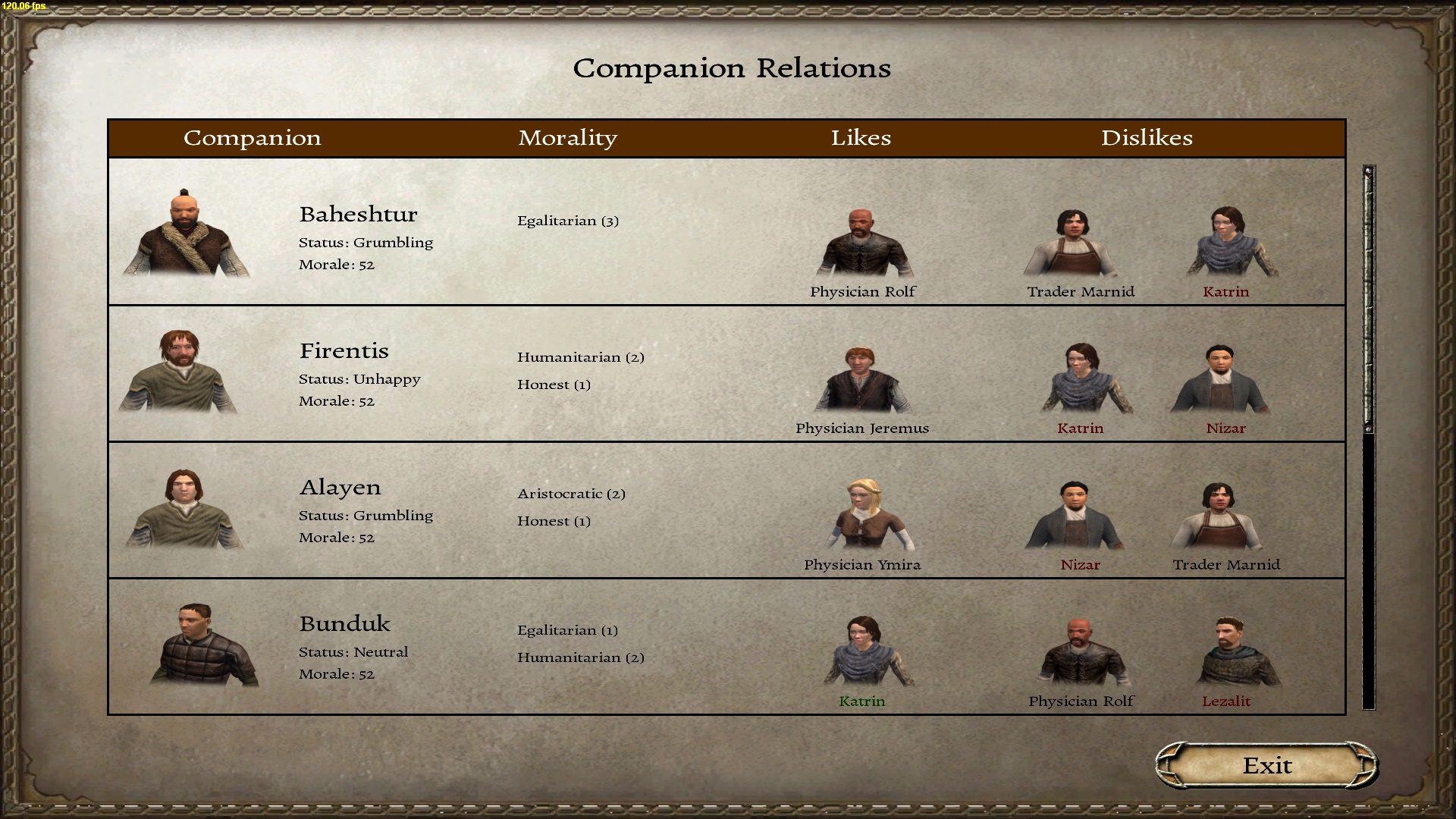 mount and blade companions