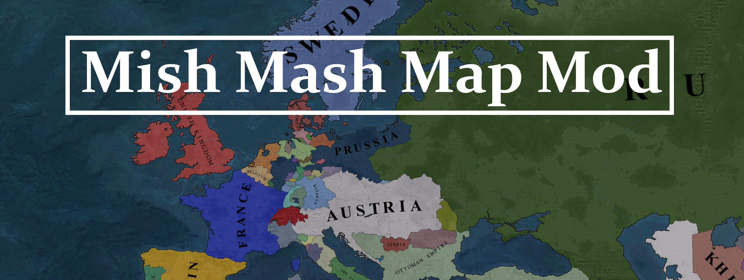 Mish Mash Map Mod for Victoria 2 Heart of Darkness ModDB