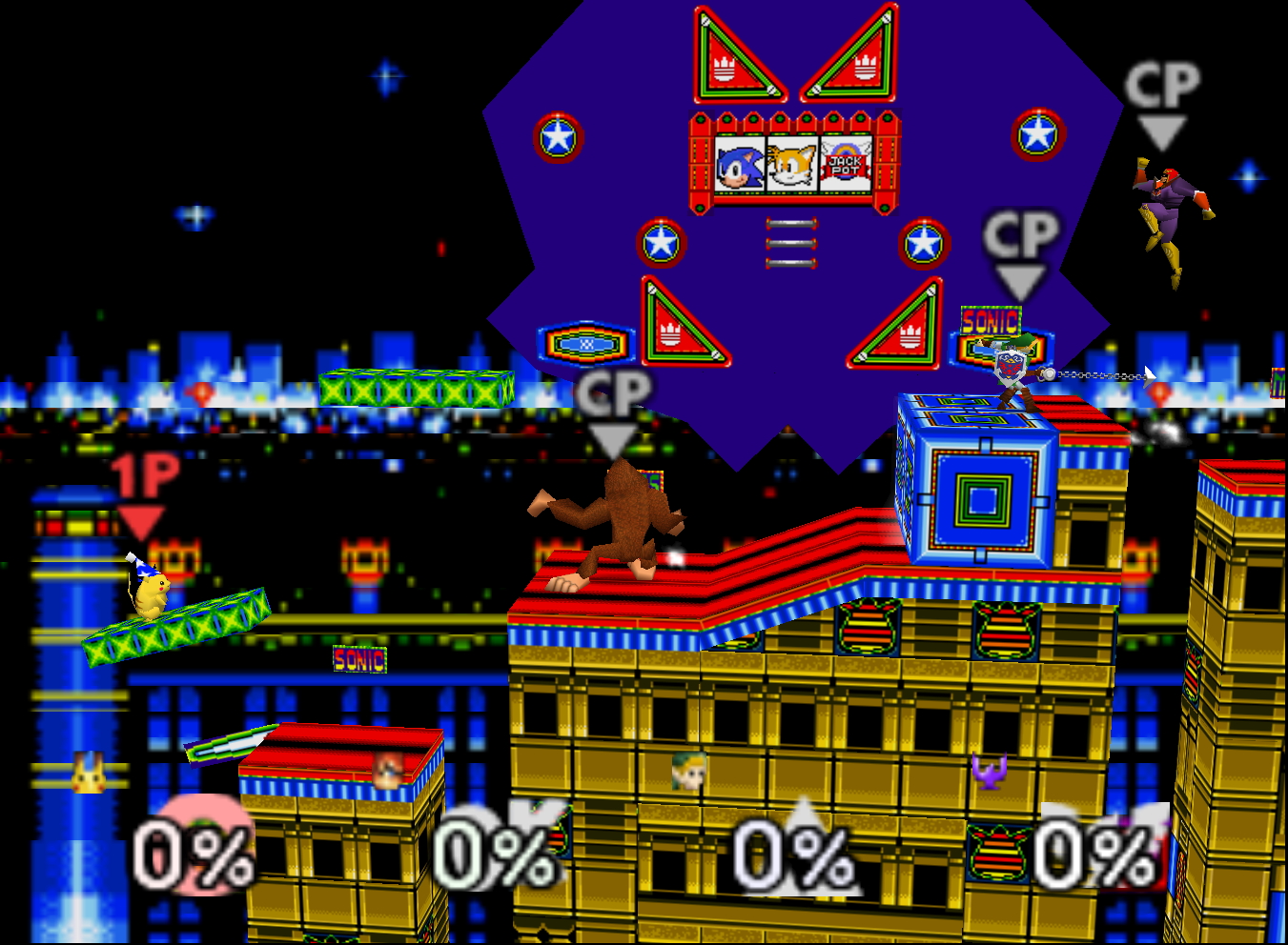 casino zones in sonic