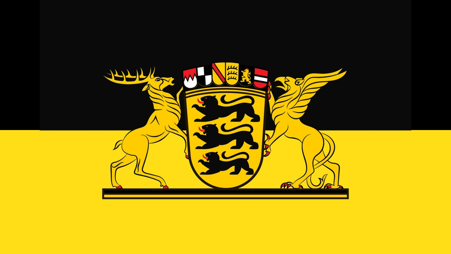 Baden Wurtemberg Flag. 