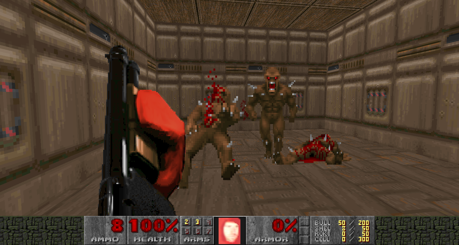 Старые игры руками. Дум 1993. Doom 1 1993. Дум игра 1993.