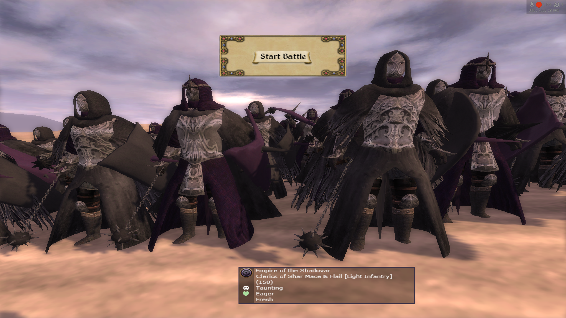 Empire of the Shadovar Clerics of Shar Mace and Flail image Faerûn