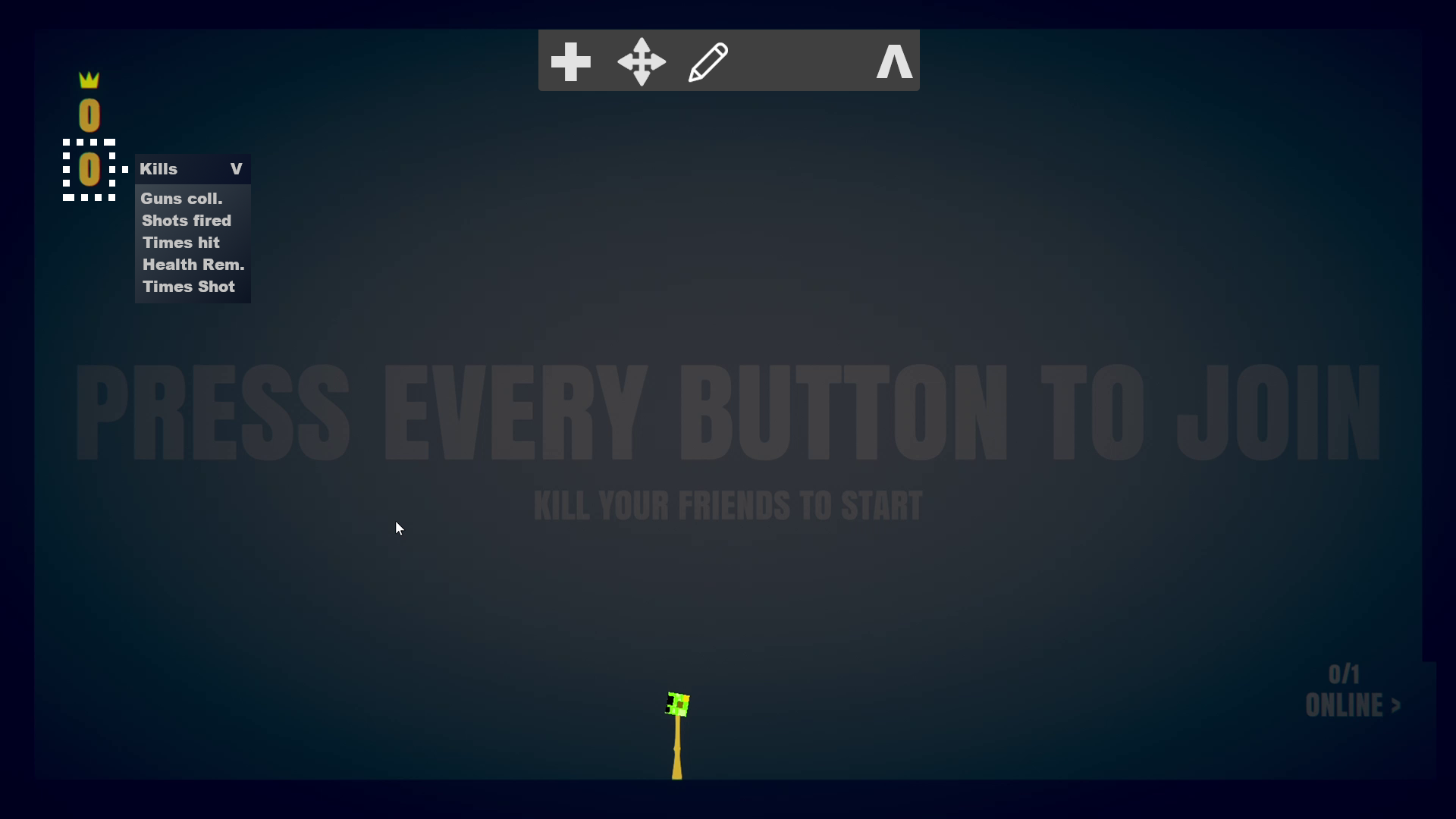 Press every button to join - Stick Fight: The Game