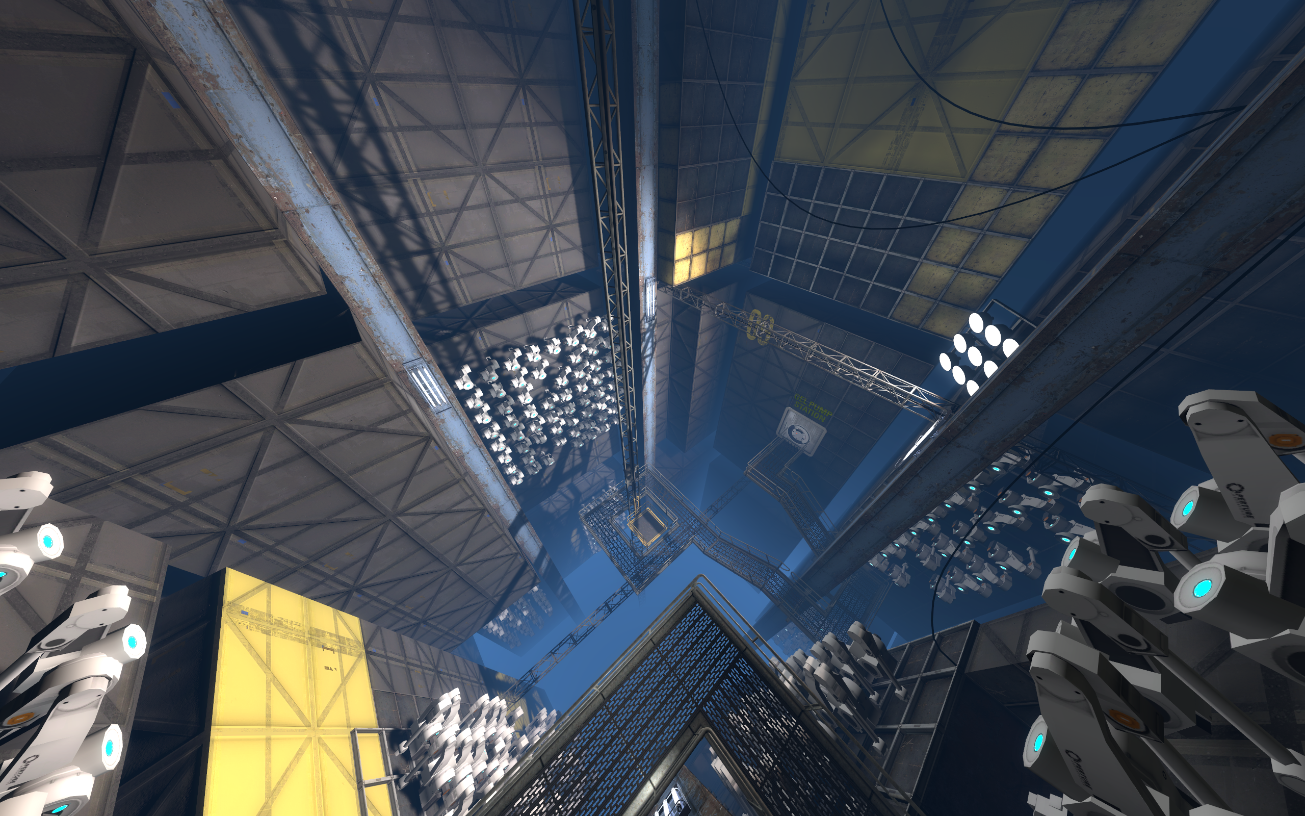 Elevator exit image - INTO THE DEPTHS mod for Portal 2 - ModDB