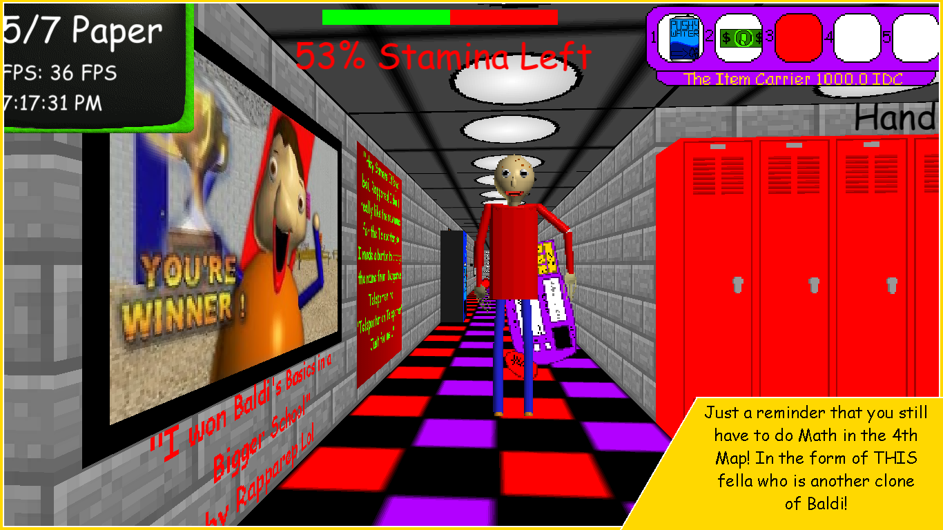 Baldi's Basics in Education and Learning Re Modded video - ModDB